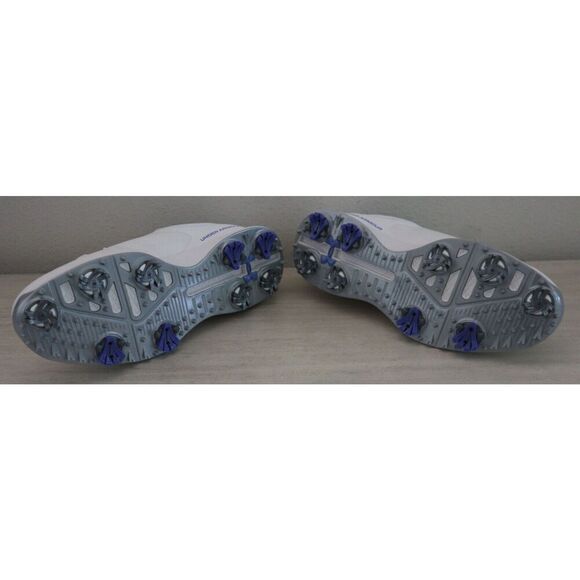 Under Armour Women's Sz 9.5 White UA Charged Breathe 2 Spiked Golf Shoes - Picture 4 of 11